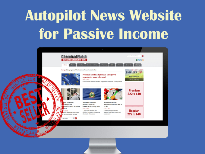 I will create autopilot news website for passive inco...