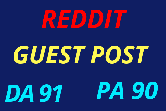 I Will write and publish a high quality guest post on...