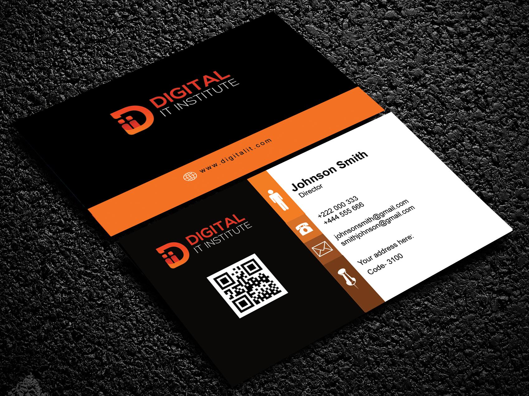 I will do unique design business card
