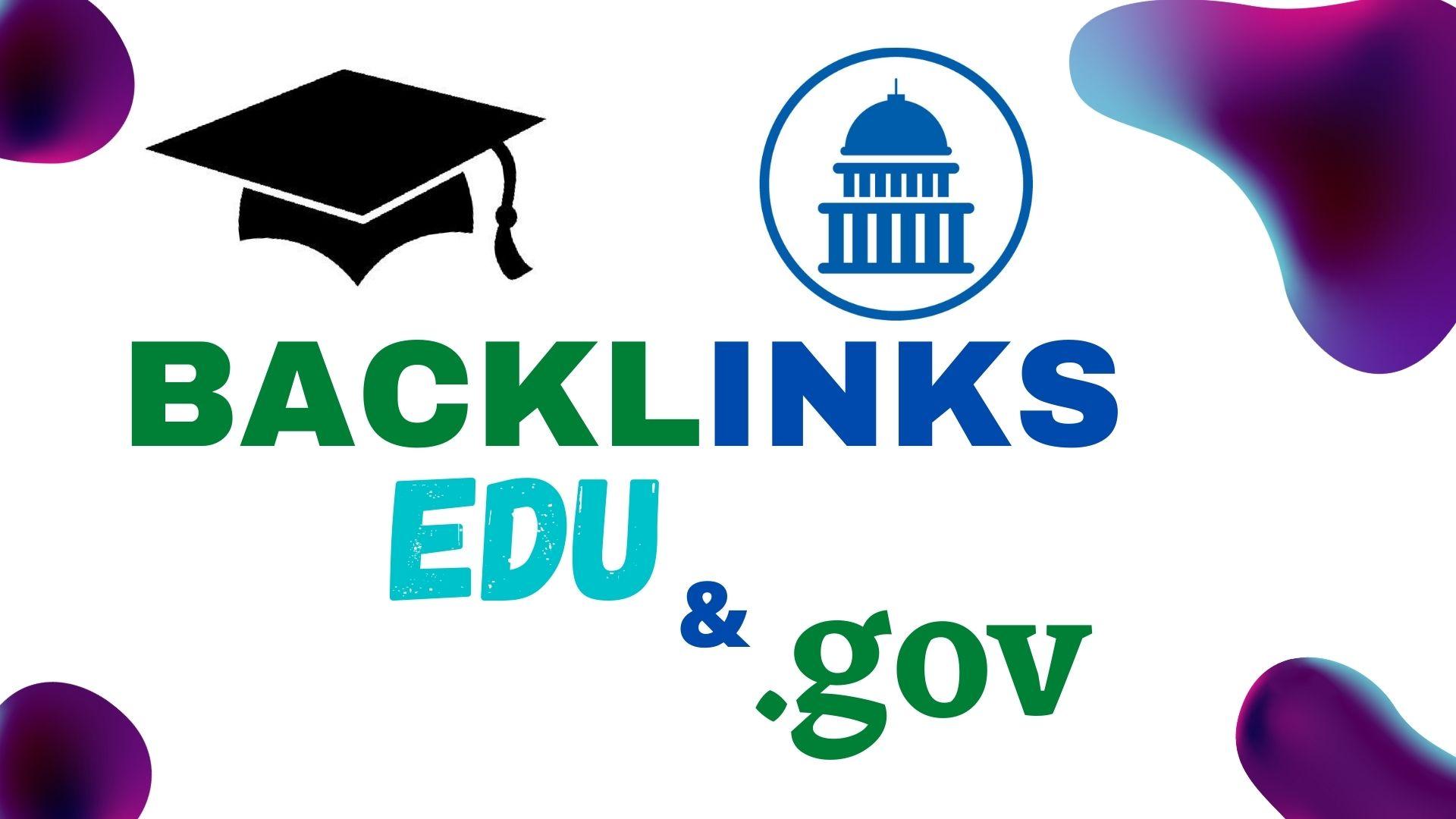 I will Create 20 High Quality Edu. gov Profile Backli...