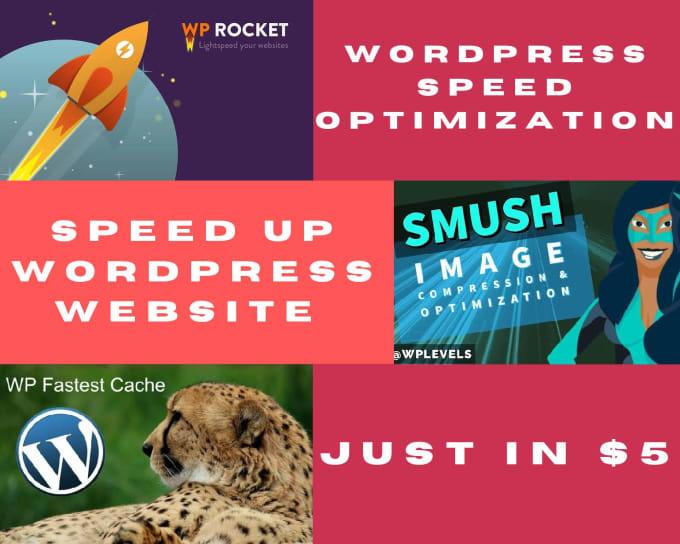 I will do wordpress website optimization and speed up...