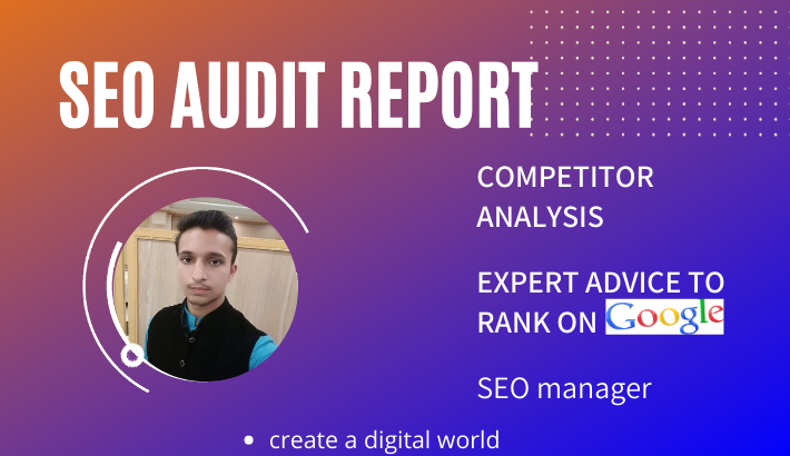 Provide you expert website audit, and competitor anal...