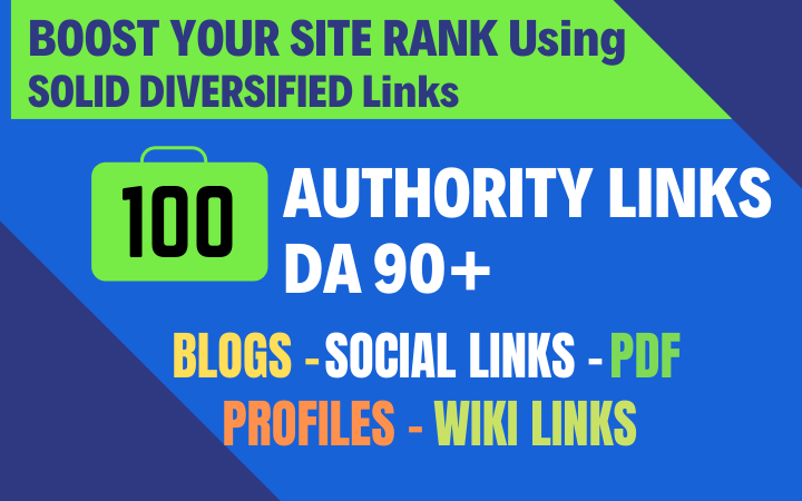 Boost your SITE RANK using 100+ HQ Authority solid li...