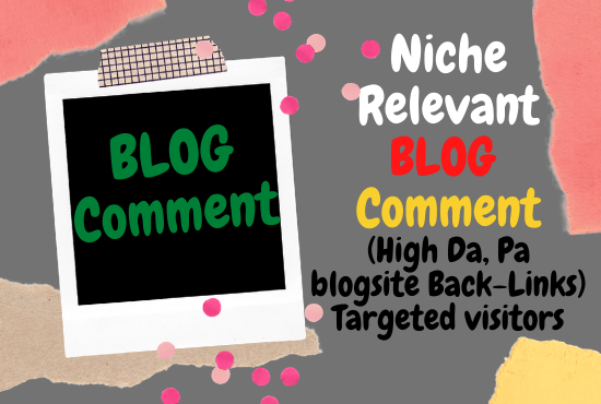 Guaranteed 50+ high authority niche relevant blog com...