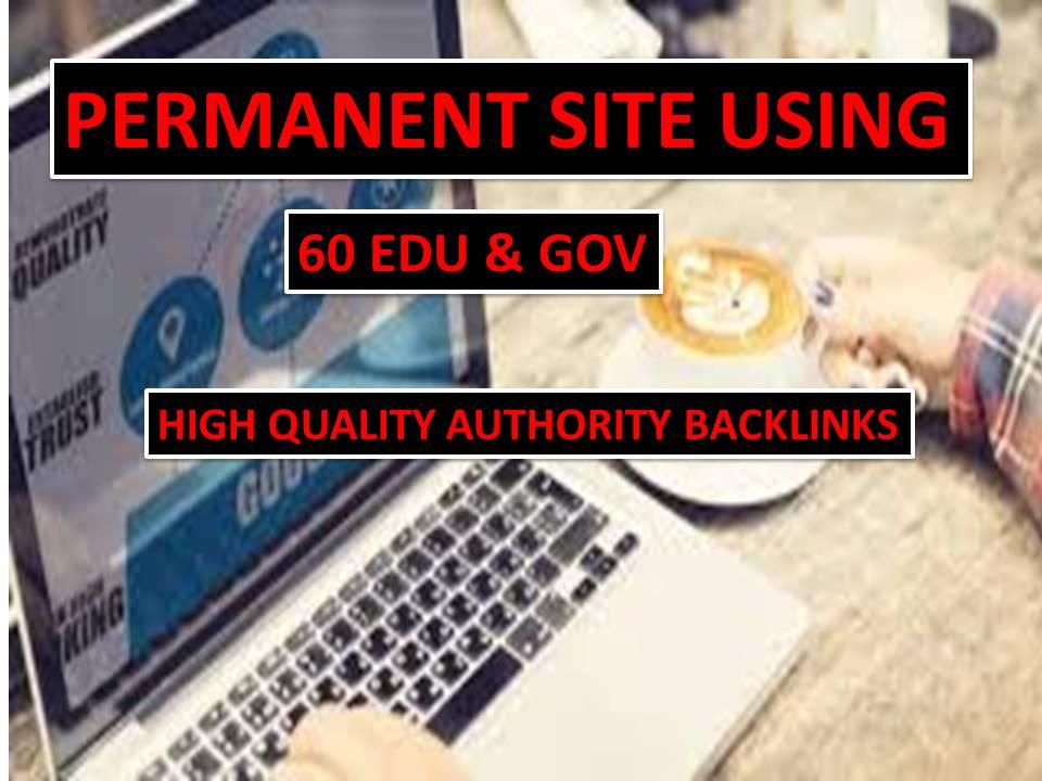 I will create 60 unique domain Authority seo backlink...