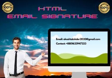 I will create a very attractive and professional emai...