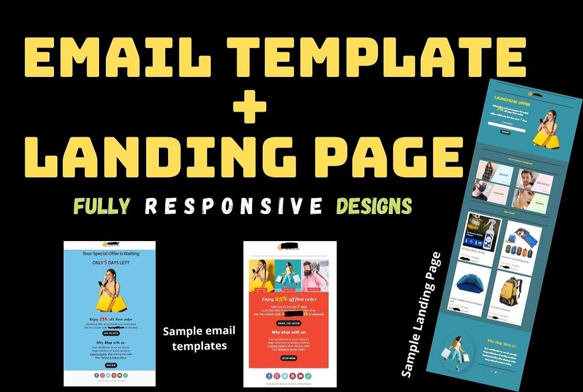 I will create and design Responsive Email Template or...