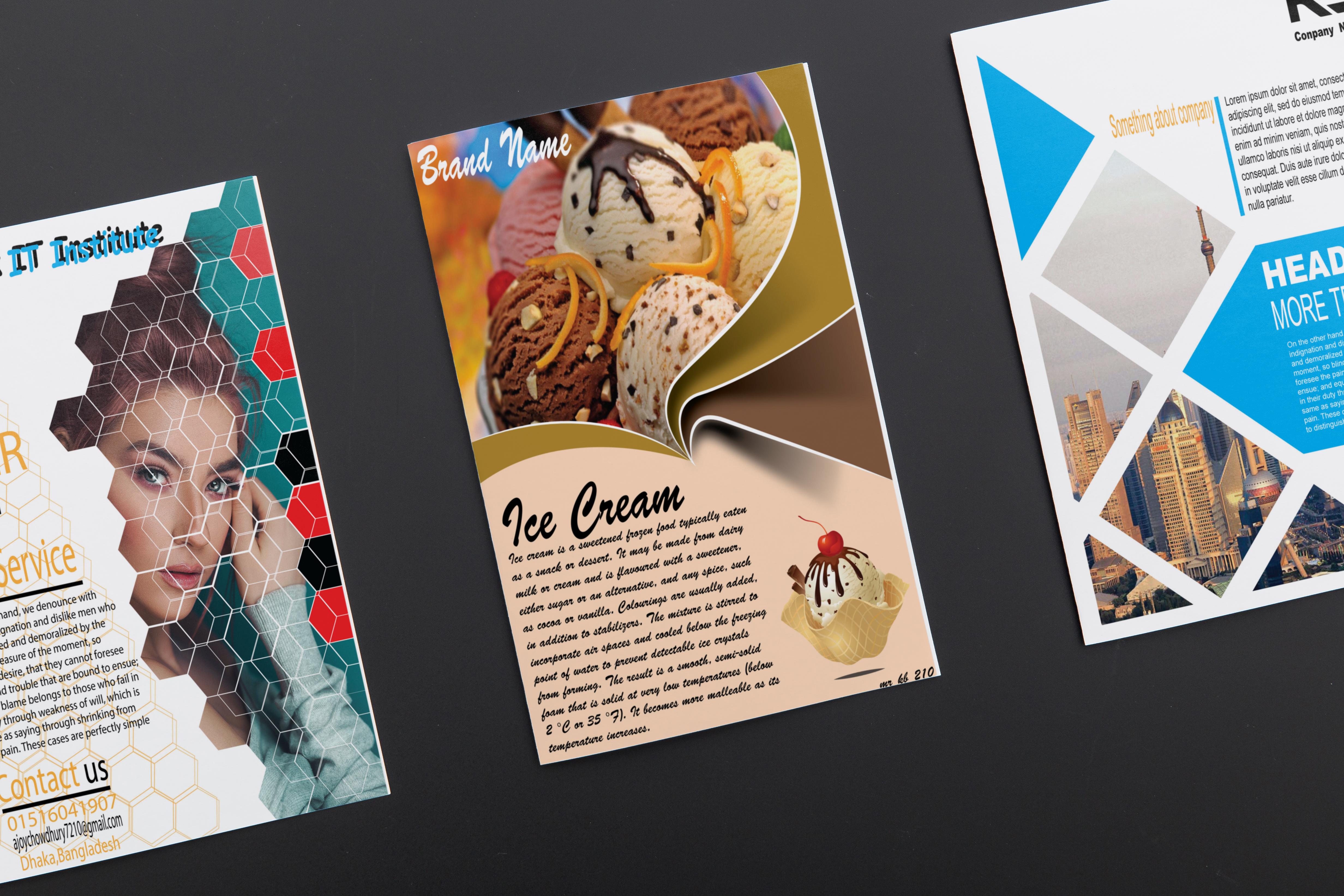 I will design creative and attractive flyer for you