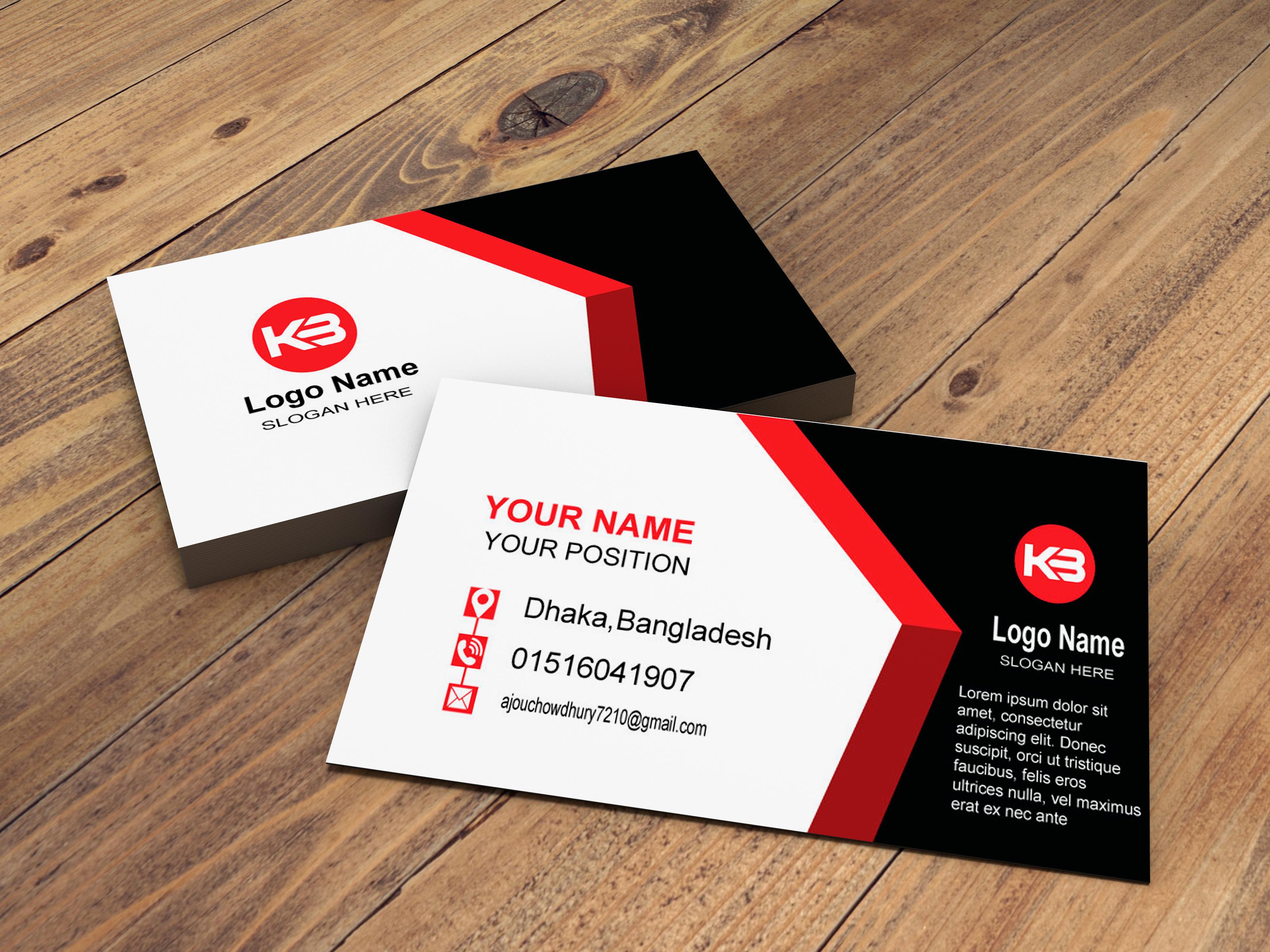 I will design creative and attractive business card f...