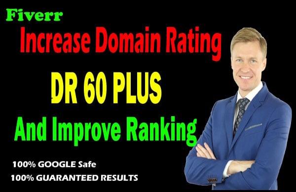 I will increase domain rating DR ahrefs 50 domain tru...