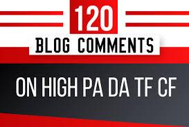 120 dofollow blog comment backlinks & off page se...