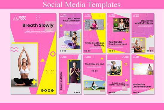 I will design a canva templates for your social media...