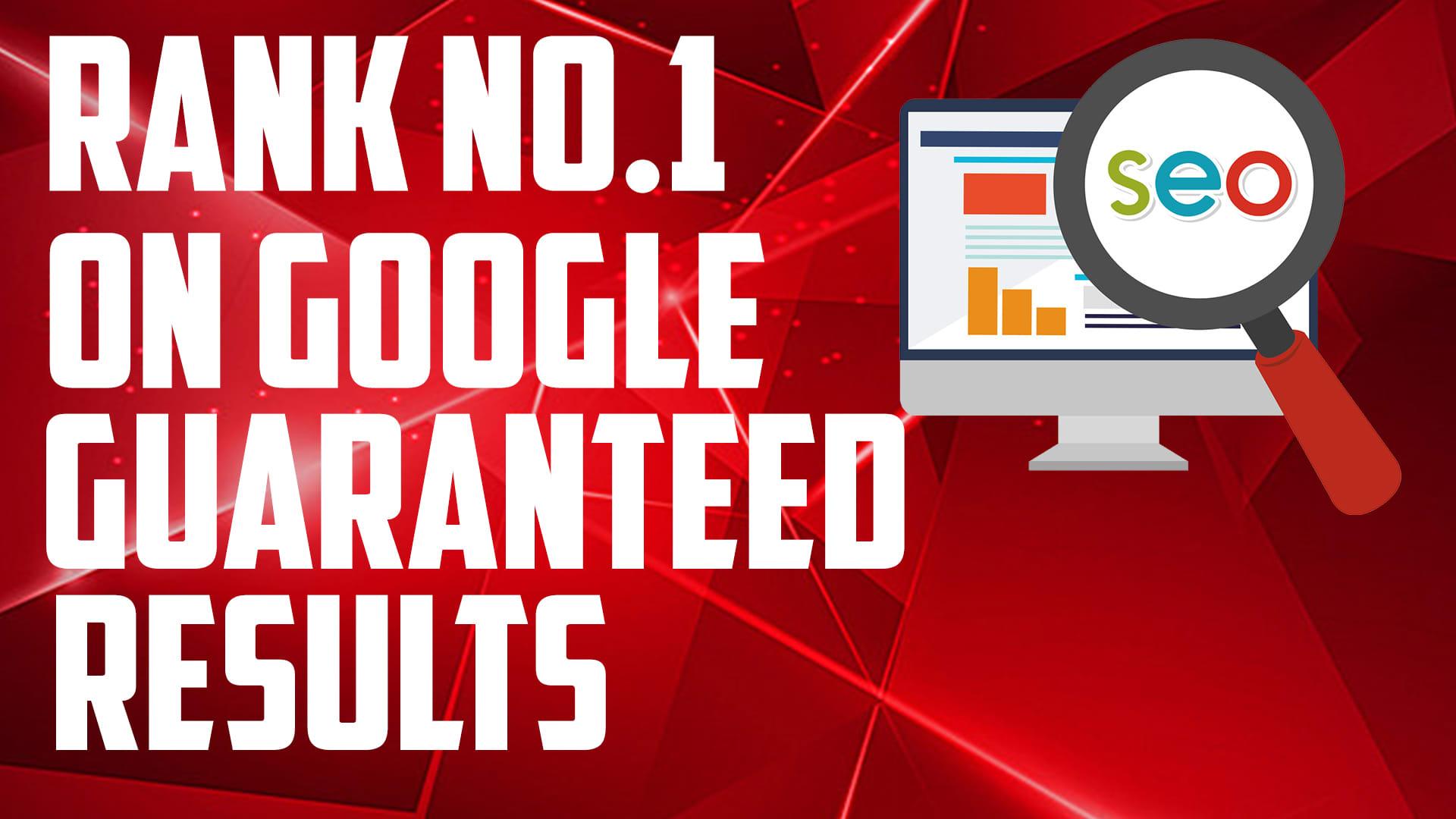 You Will Get Google No 1 Ranking With Our Professiona...