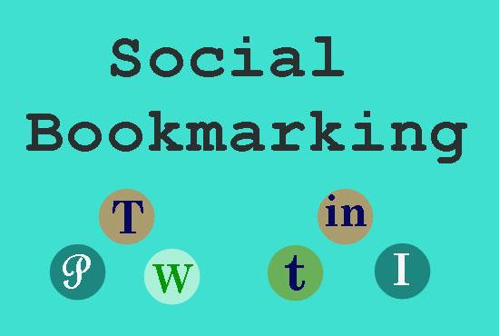 Manually create 30 Social Bookmarking by using excess...