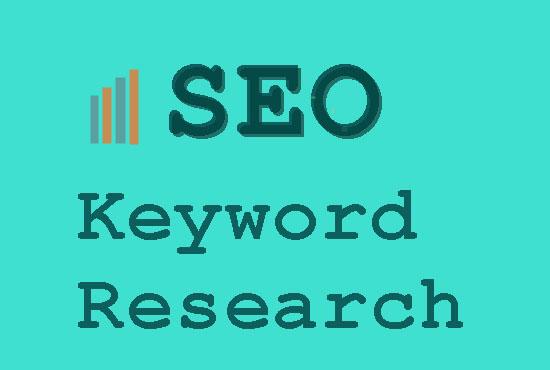 I will provide Keyword research and competitor analys...