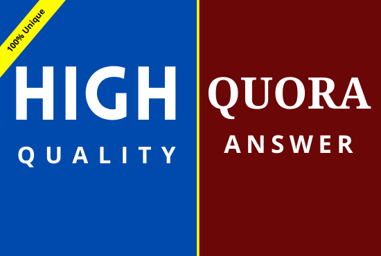 I will Promote your website 10 HQ Quora answer backli...