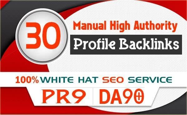 Manually Create 30 Backlinks from High PR-DA Websites...