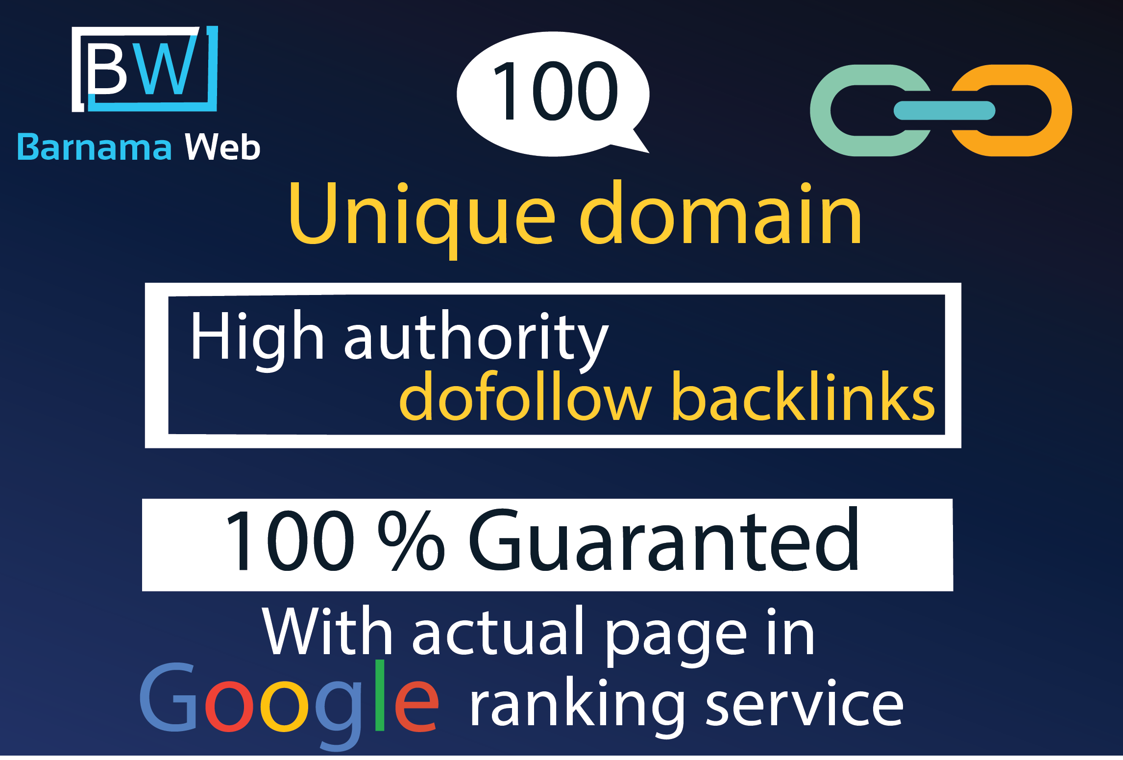 i will create 100 high authority dofollow backlinks u...