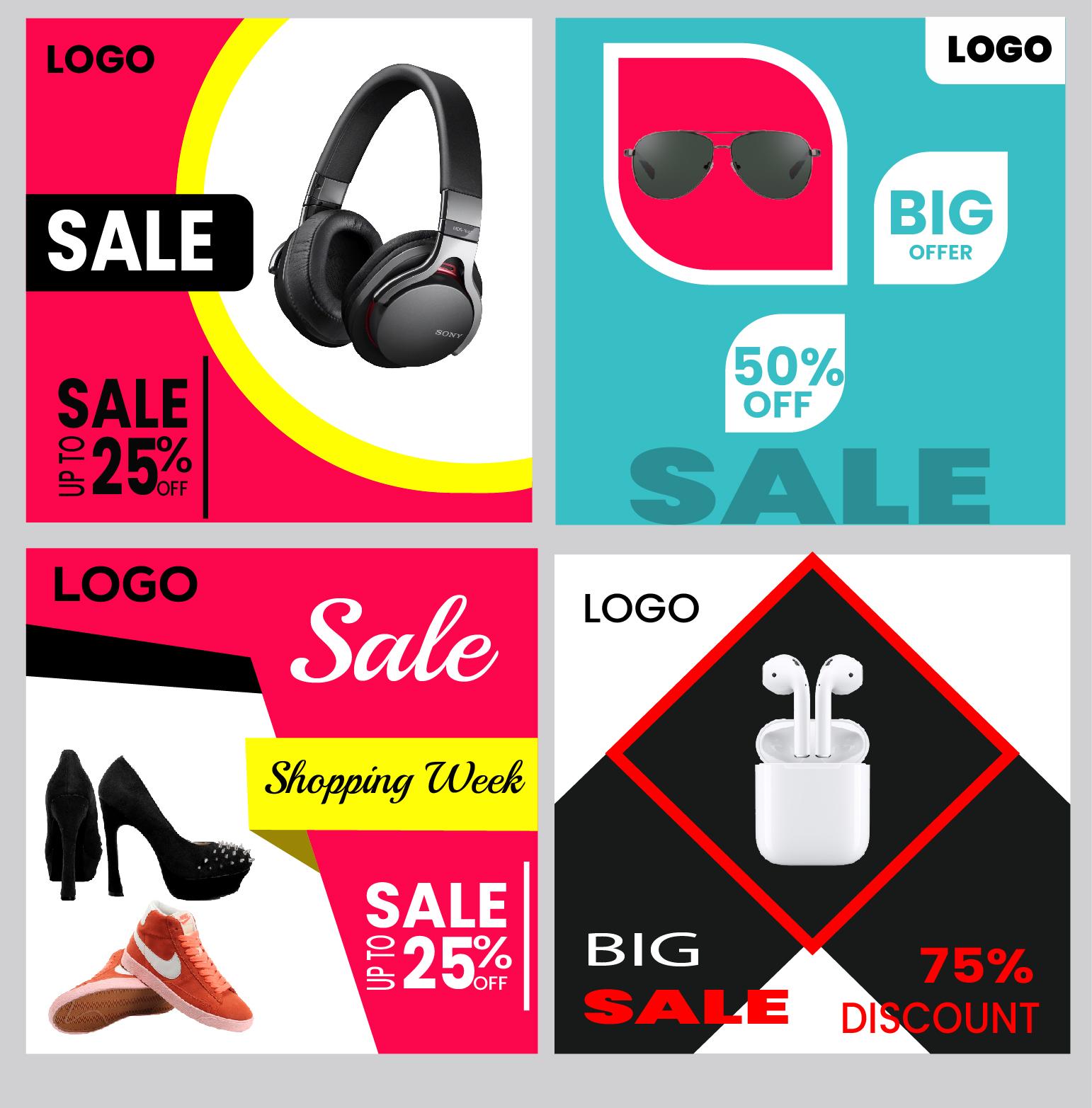 I will design facebook product or service ads banner ...