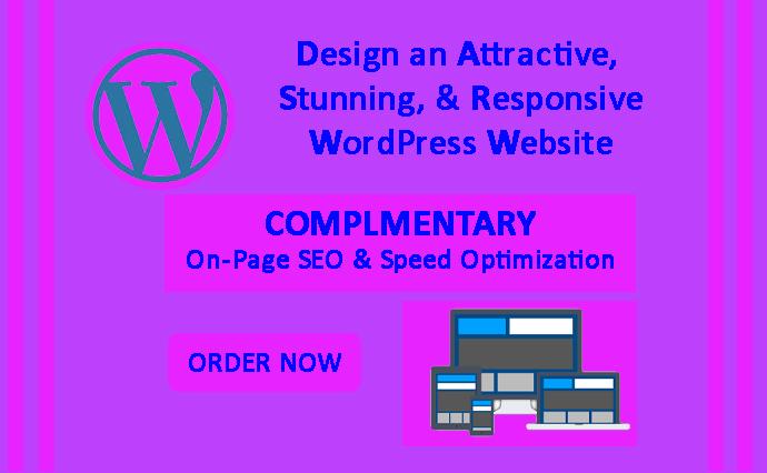 I will design Attractive and Responsive ECommerce Wor...