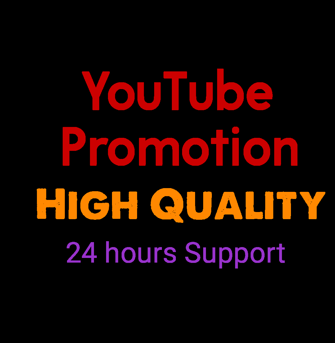 Manually High Quality YouTube Promotion Instan Start