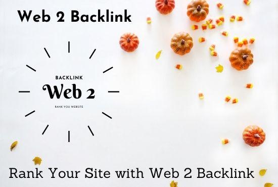 I will create 30 web 2 backlinks with image and video...