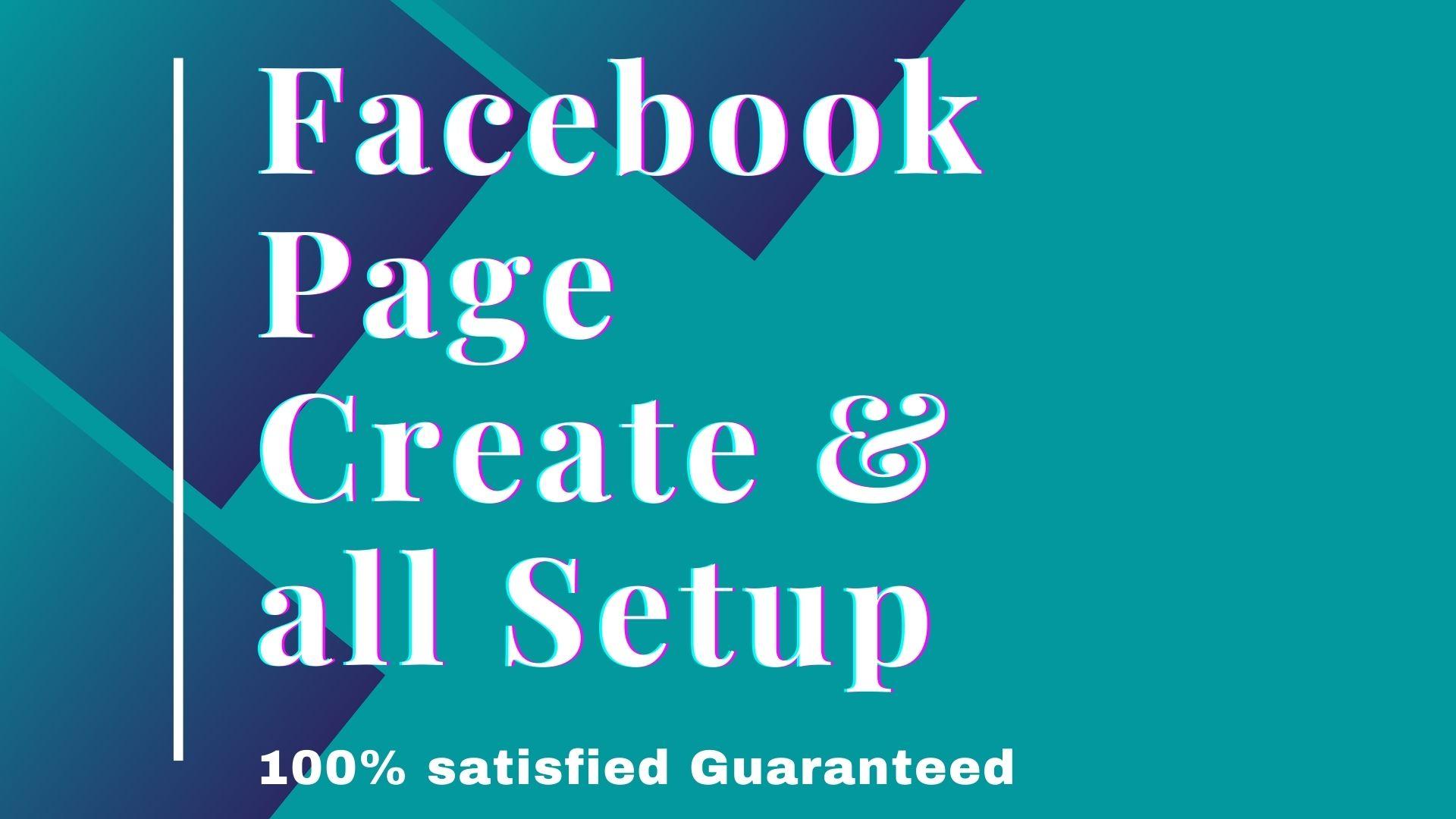 I'll Create & Setup Professional Facebook, Insta...
