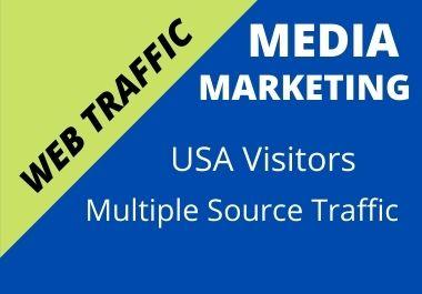 I will send 30 days unlimited USA web traffic, real ...