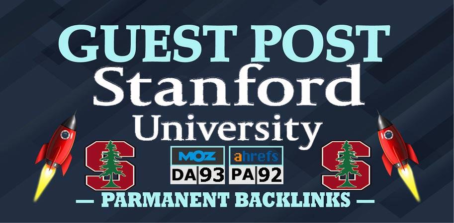 Edu Guest Post on stanford. edu- DA93 with Dofollow L...