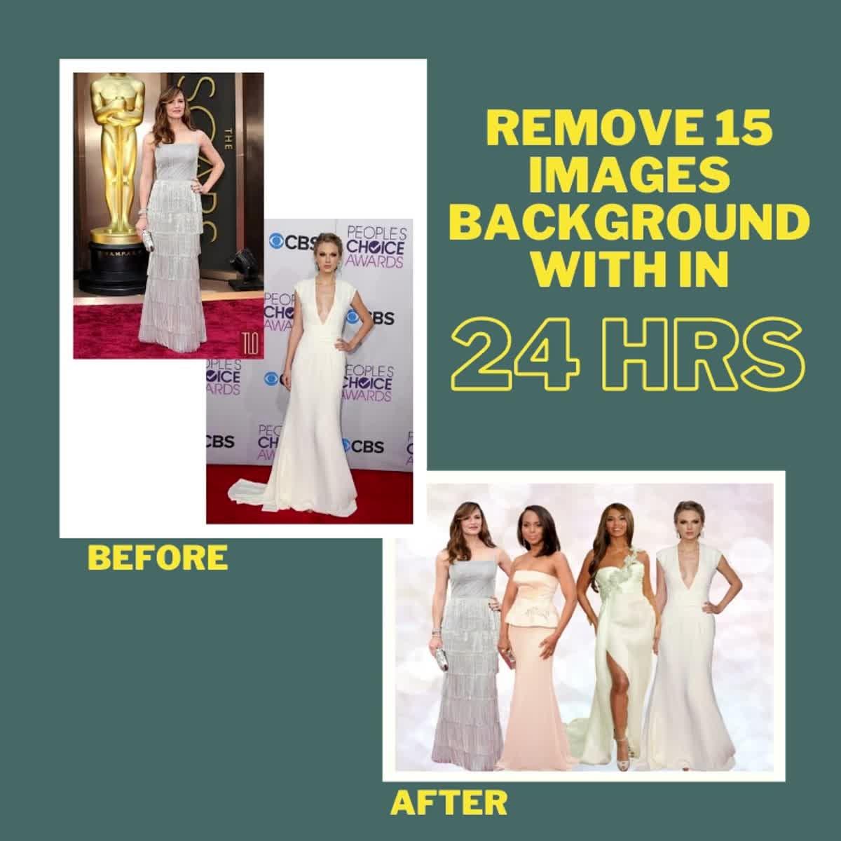 I will Remove 15 Images Background Within 24 Hrs
