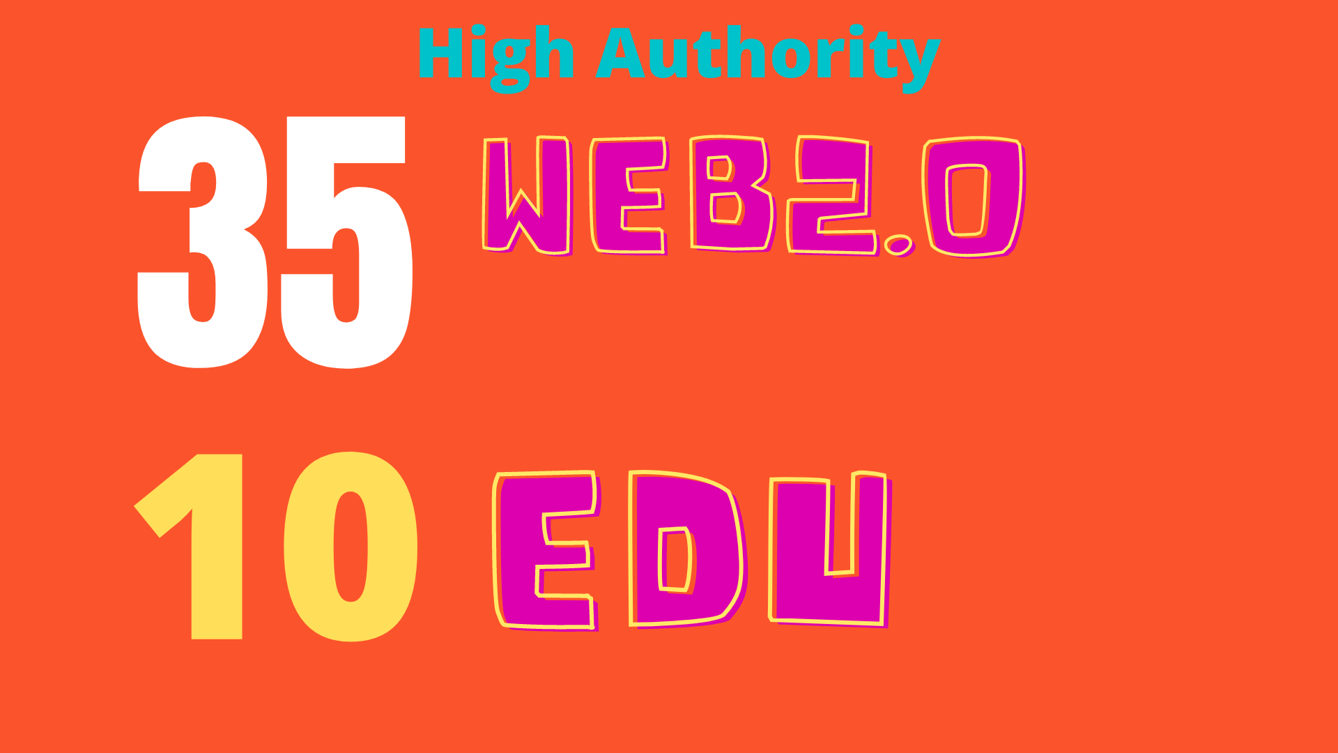 verified High Authority DA90+ Backlinks 35 web2.0 and...