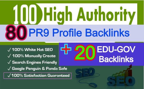 High Powerful Seo Service 80 PR9 And 20 Edu - Gov Pro...