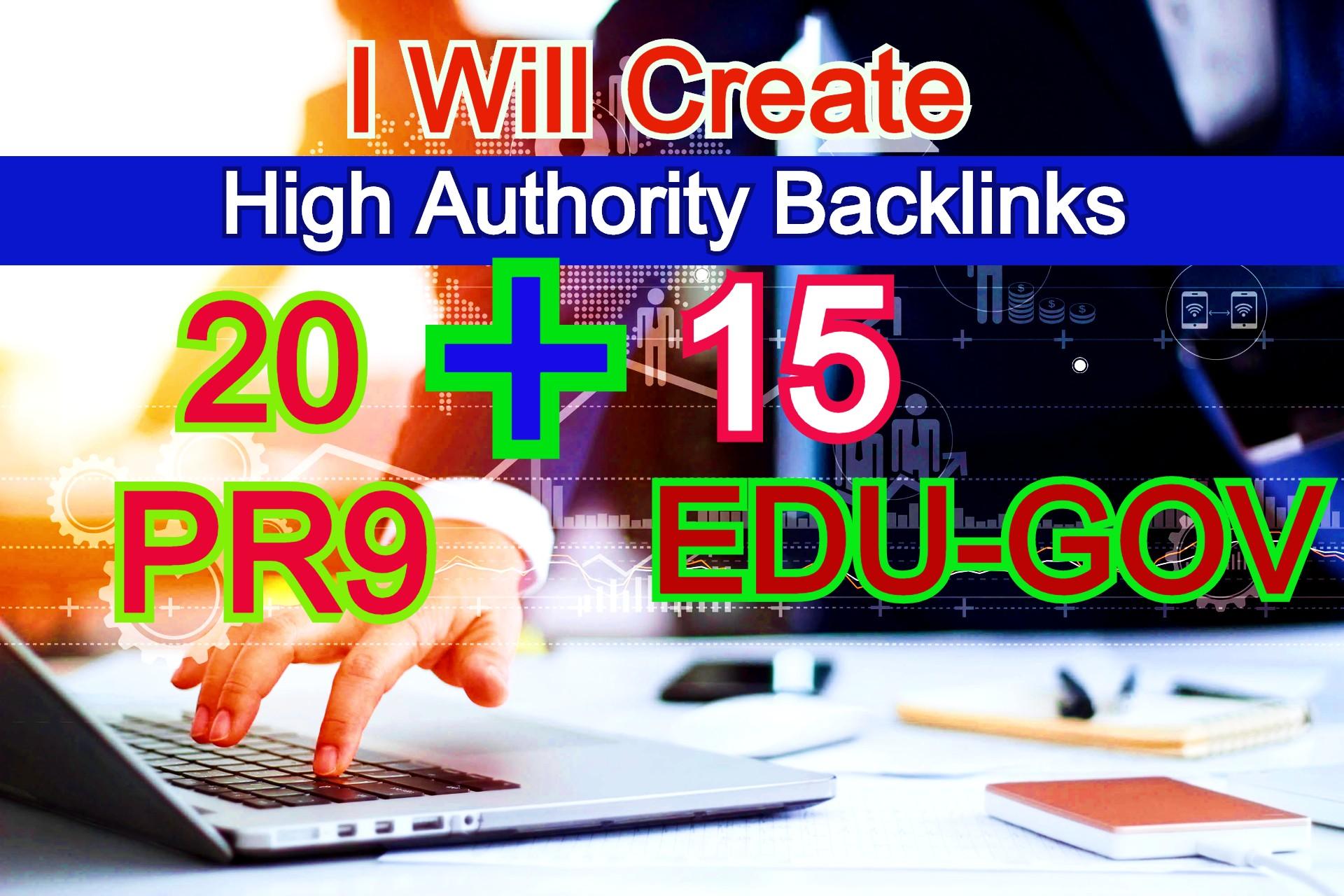 I Will Create High Authority Backlinks 20 PR9 And 15 ...