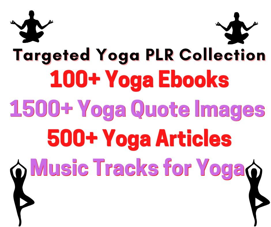 I will give you Massive Yoga PLR Collection With Targ...