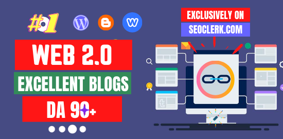 I will create manually excellent 50 web 2 0 blogs wit...