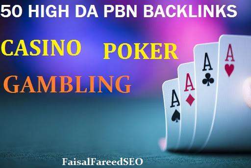 Get 50 DA 55+ High Quality Casino/Gambling/Poker/TOTO...