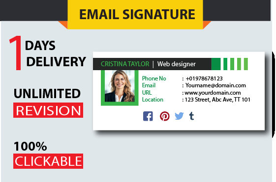 Clickable Email signature Fast