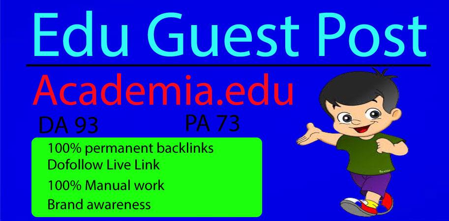 I Will Write and Publish 2 Guest Post on edu site DA ...
