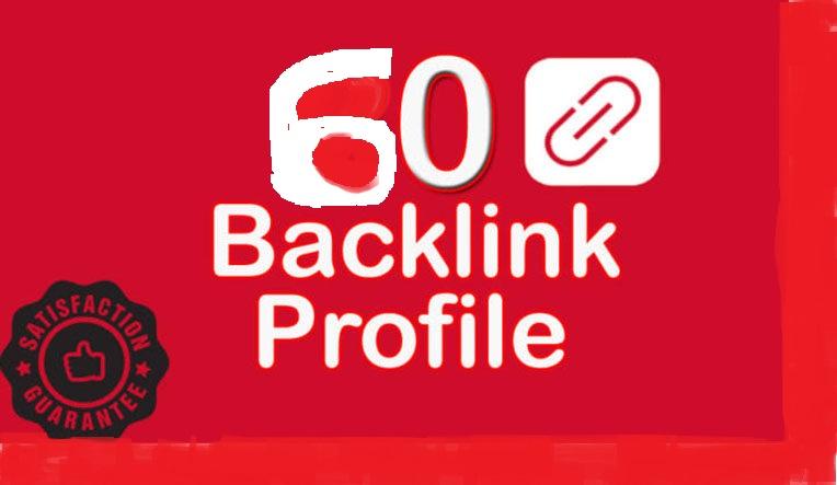 I will do 60 social media profile backlink for your b...