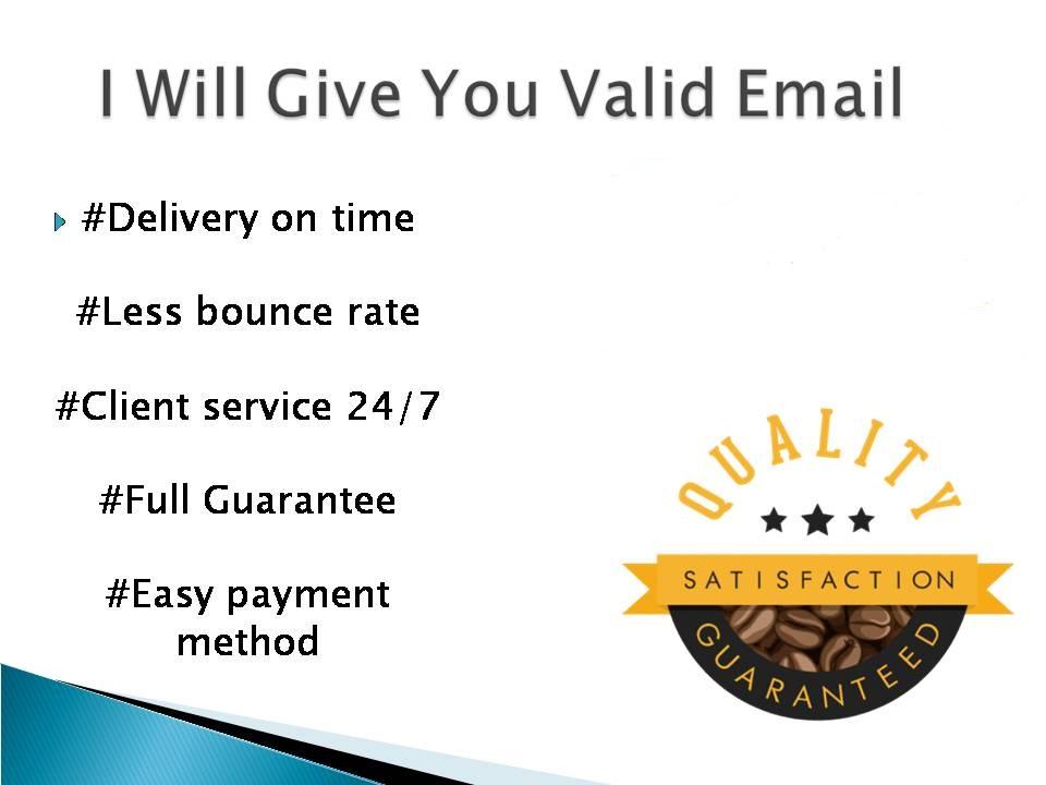 I will collect valid email on your target based which...