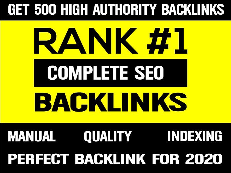 I will create 500 high da backlinks link building to ...