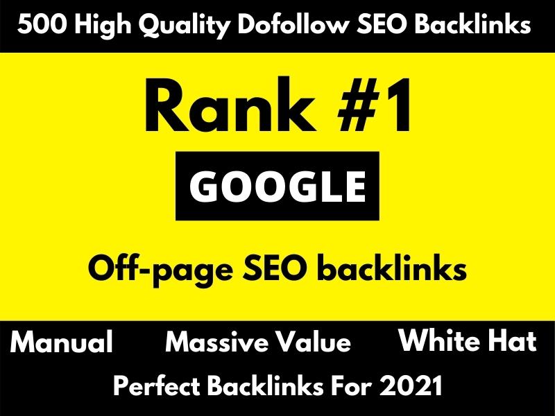 500 high da dofollow SEO backlinks link building for ...