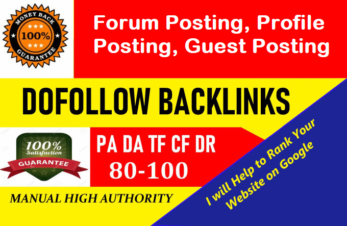 Get do follow backlink from 80+ DR/DA website