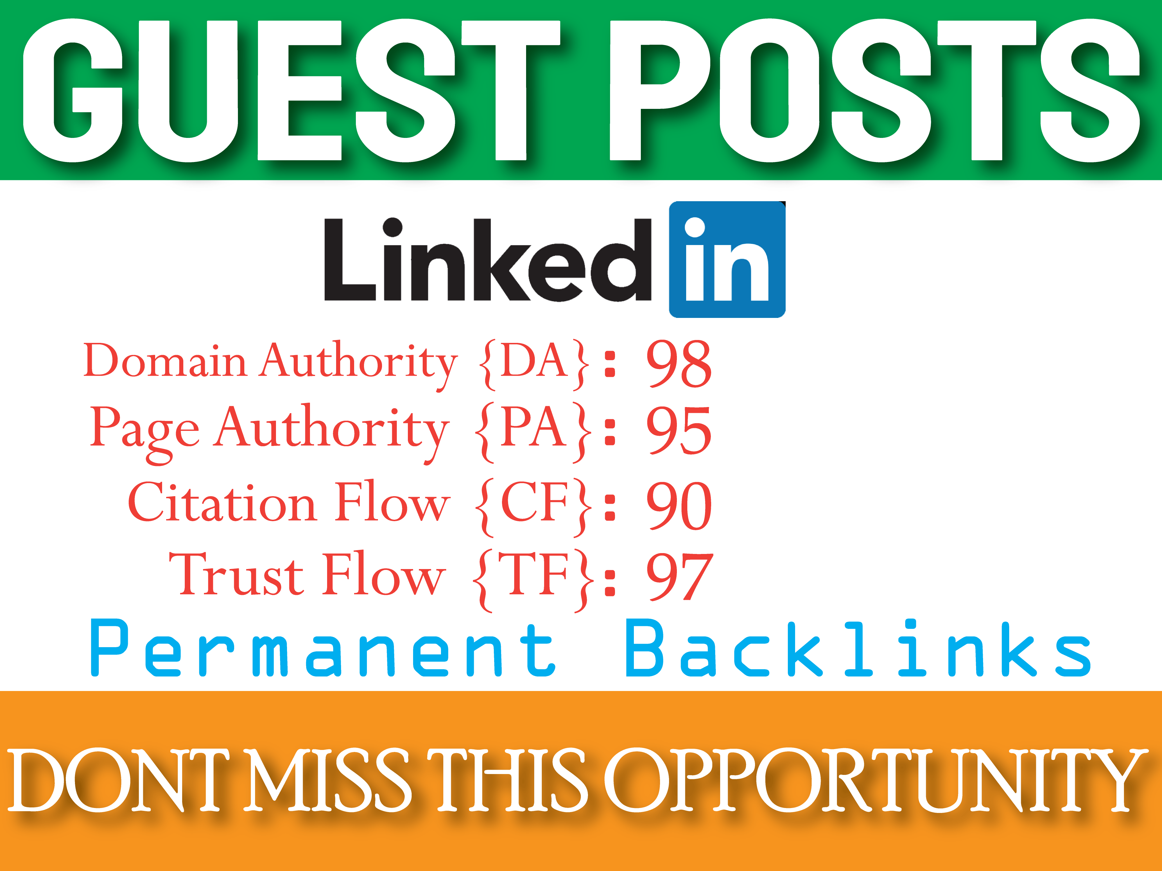 Write and publish a guest post Linkedin and DA 98 Wit...