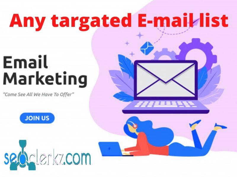 I Will do Targeted Email list for your email-marketin...