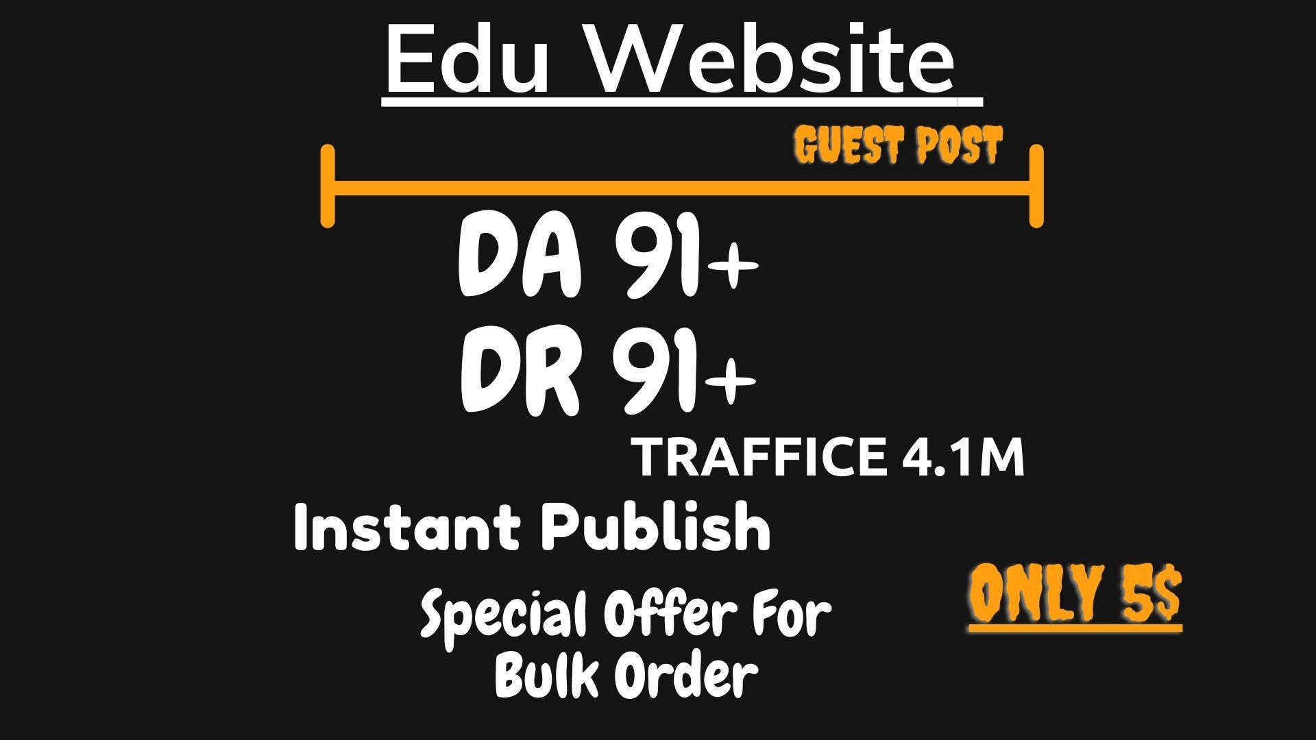 I will publish 10 high authority Edu guest posts da 9...