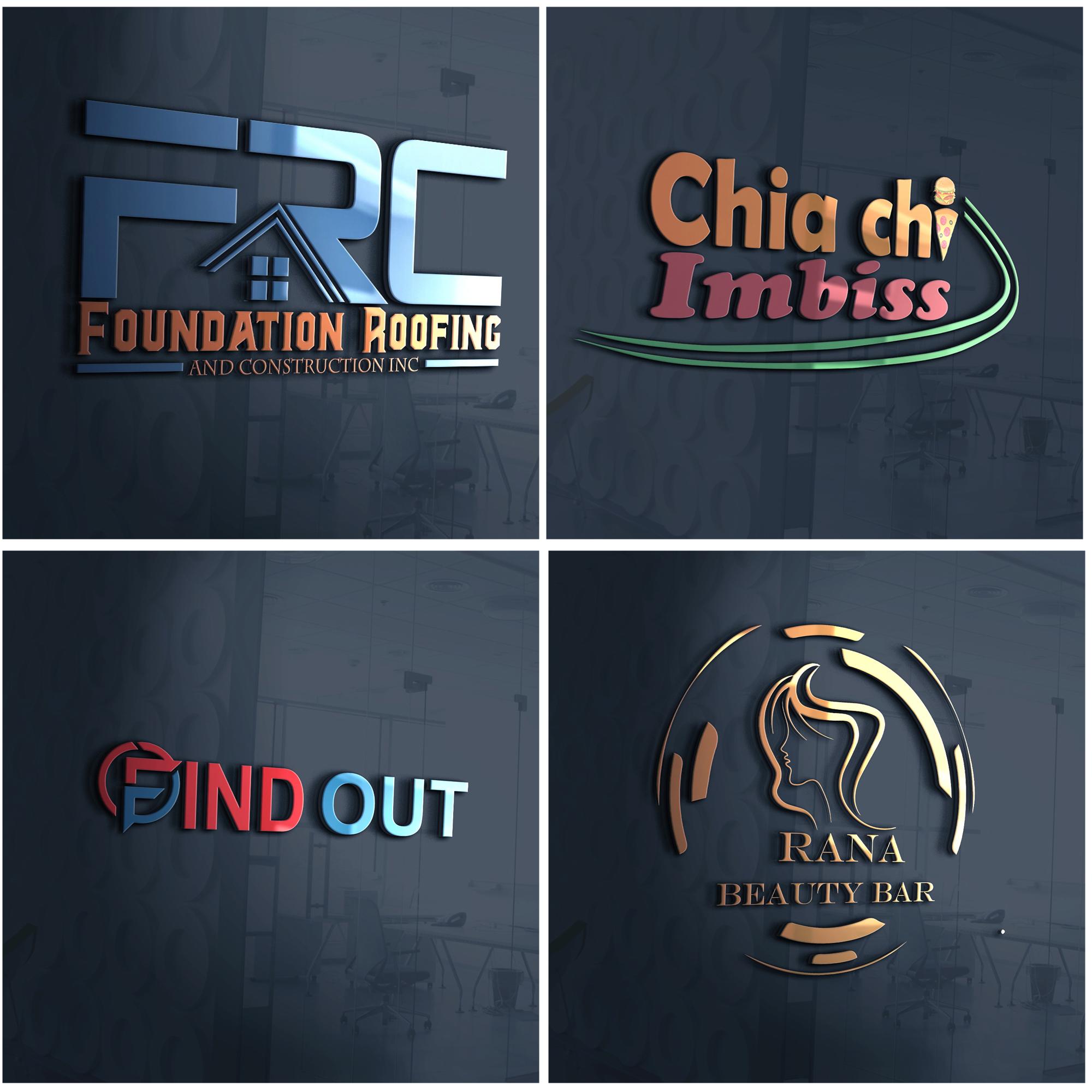 I will do design a creative logo for your business