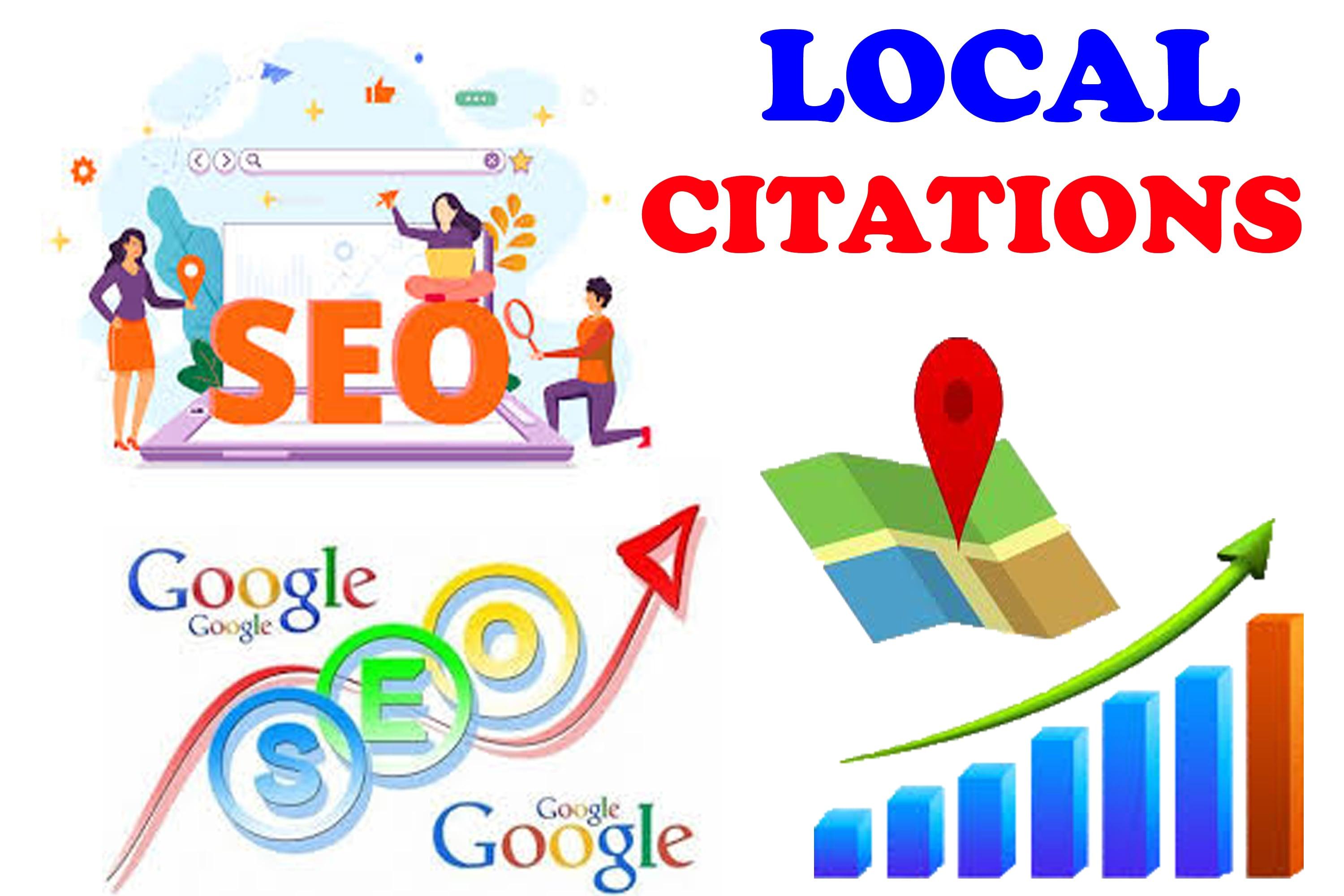 Create top 60 Live local citations Switzerland, Chin...