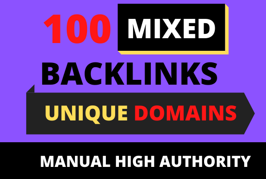 I will create 100 authority Unique domanis 8 differen...