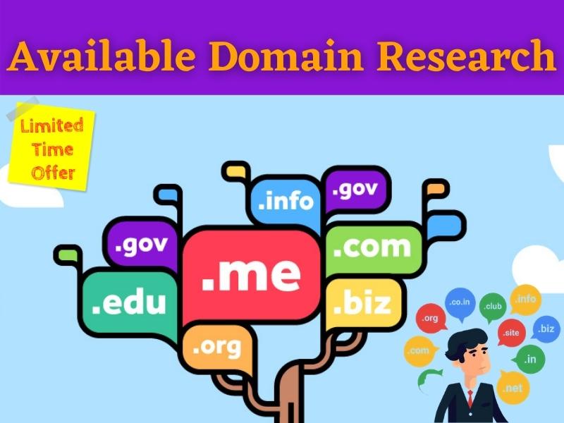 I will Find Best Available Domain name with Current P...